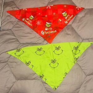 Grinchmas Bandana Set - Red and Green